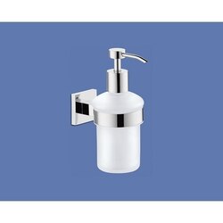 GEDY 2881-13 NEW JERSEY WALL MOUNTED FROSTED GLASS SOAP DISPENSER