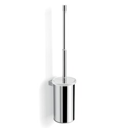 GEDY A233-03-13 CANARIE WALL MOUNTED CHROME TOILET BRUSH HOLDER WITH TELESCOPIC HANDLE