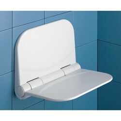 GEDY DI82-02 FOLDABLE SHOWER SEAT IN WHITE