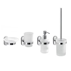 GEDY FEBO100-13 FEBO FOUR PIECE WALL MOUNTED ACCESSORY SET