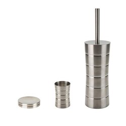 GEDY NAS233 NAOS 3 PIECE FREE STANDING STAINLESS STEEL ACCESSORY SET