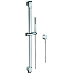 GEDY SUP1088 SUPERINOX HAND SHOWER, SLIDING RAIL, AND WATER CONNECTION IN CHROME FINISH
