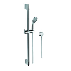 GEDY SUP1102 SUPERINOX CHROME SLIDING RAIL, HAND SHOWER, AND WATER CONNECTION