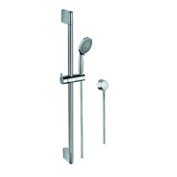 GEDY SUP1104 SUPERINOX HAND SHOWER, SLIDING RAIL, AND WATER CONNECTION IN CHROME