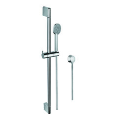 GEDY SUP1110 SUPERINOX SLIDING RAIL, WATER CONNECTION, AND HAND SHOWER IN CHROME