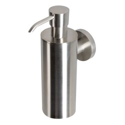 GEESA 6527-05 NEMOX STAINLESS WALL MOUNTED SATIN STAINLESS STEEL SOAP DISPENSER