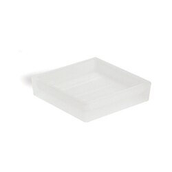 STILHAUS 623 GLASS SQUARE COUNTER FROSTED GLASS SOAP DISH