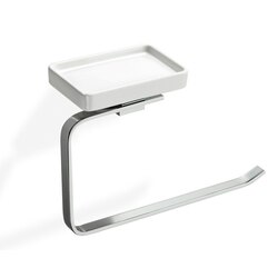 STILHAUS GE79 GEA TOWEL HOLDER WITH SOAP DISH