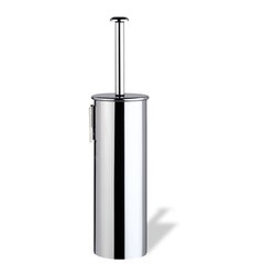 STILHAUS H039M-08 HOLIDAY WALL MOUNTED ROUNDED CHROME TOILET BRUSH HOLDER