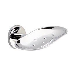 STILHAUS H09M-08 HOLIDAY WALL MOUNTED OVAL CHROME SOAP DISH