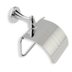 STILHAUS H11C-08 HOLIDAY CHROME TOILET ROLL HOLDER WITH COVER