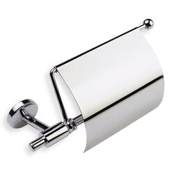 STILHAUS P11C-08 PEGASO CHROME TOILET ROLL HOLDER WITH COVER