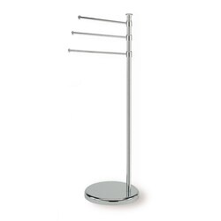 STILHAUS P19-08 PEGASO 16 INCH FREE STANDING CHROME TOWEL STAND