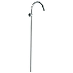 REMER 329L SHOWER COLUMNS ROUND CHROME WALL-MOUNTED SHOWER PIPE