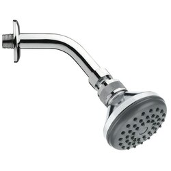 REMER 342-351A WATER THERAPY CHROME FULL SPRAY SHOWER HEAD WITH SHOWER ARM