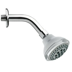 REMER 342-355FO WATER THERAPY CHROME 2 FUNCTION SHOWER HEAD WITH SHOWER ARM