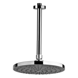 REMER 347N-A081072 ENZO CHROME AND ROUND CEILING MOUNTED SHOWER HEAD WITH ARM