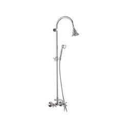 REMER LI37US LIBERTY SHOWER MIXER WITH SLIDING RAIL COLUMN AND DIVERTER WITH SHOWER IN CHROME