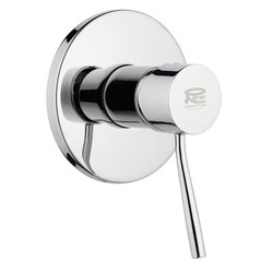 REMER N30 MINIMAL PLATED-BRASS SHOWER MIXER WITH SINGLE LEVER IN CHROME