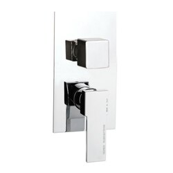 REMER Q93US QUBIKA CONTEMPORARY BUILT IN THREE WAY SHOWER DIVERTER IN CHROME