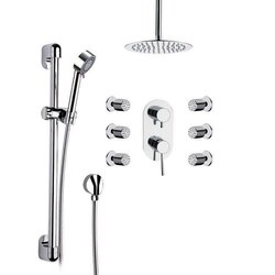 REMER R4 RANIERO SHOWER FAUCET WITH BODY SPRAY IN CHROME