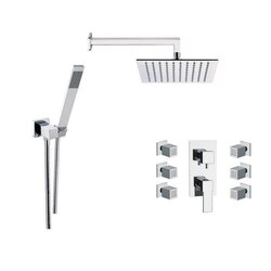 REMER S16 RANIERO SHOWER FAUCET WITH BODY SPRAY IN CHROME