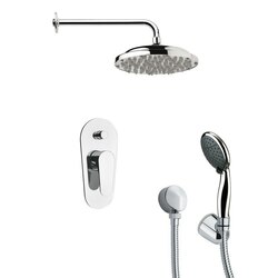 REMER SFH6052 ORSINO ROUND CONTEMPORARY SHOWER SYSTEM IN CHROME