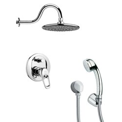 REMER SFH6071 ORSINO CONTEMPORARY SHOWER FAUCET WITH HANDHELD SHOWER IN CHROME