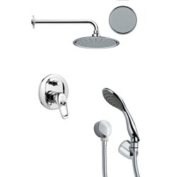 REMER SFH6137 ORSINO ROUND SHOWER FAUCET WITH HANDHELD SHOWER IN CHROME