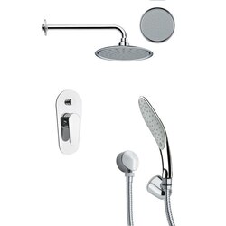 REMER SFH6138 ORSINO ROUND SHOWER FAUCET SET WITH HAND SHOWER IN CHROME