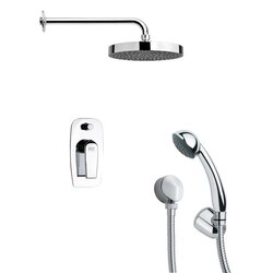 REMER SFH6146 ORSINO POLISHED CHROME ROUND SHOWER FAUCET WITH HAND SHOWER