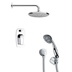 REMER SFH6164 ORSINO MODERN SHOWER FAUCET WITH HANDHELD SHOWER IN CHROME