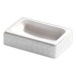 GEDY 6711 MARRAKECH FAUX LEATHER SOAP DISH