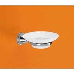 GEDY GE11-13 GENZIANA WALL MOUNTED FROSTED GLASS SOAP DISH