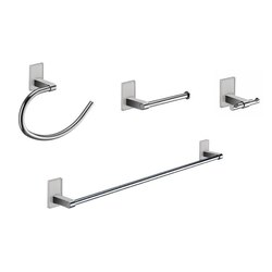 GEDY MNE1800 MAINE AND CHROME 4 PIECE ACCESSORY HARDWARE SET
