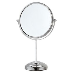 NAMEEKS AR7724-3X GLIMMER DOUBLE FACE 3X TABLE MAKEUP MIRROR