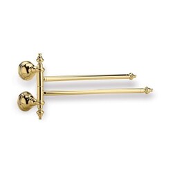STILHAUS EL16 ELITE 15 INCH CLASSIC STYLE DOUBLE TOWEL BAR WITH SWIVEL