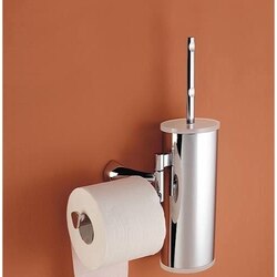 TOSCANALUCE 5526 KOR WALL MOUNTED TOILET BRUSH HOLDER WITH TOILET ROLL HOLDER