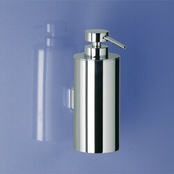 WINDISCH 90126 ADDITION FREE STANDING MODERN WALL MOUNTED ROUNDED BRASS SOAP DISPENSER