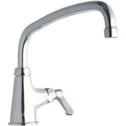 ELKAY LK535AT14L2 SINGLE HOLE FAUCET, 14 INCH ARC TUBE SPOUT AND 2 INCH HANDLE