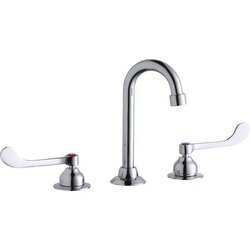 ELKAY LK800GN04T6 DECK MOUNT FAUCET WITH 4 INCH GOOSENECK SPOUT AND 6 INCH HANDLES