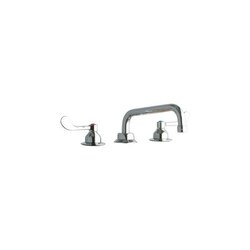 ELKAY LK800TS08T4 DECK MOUNT FAUCET WITH 8 INCH TUBE SPOUT AND 4 INCH HANDLES