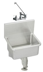 ELKAY ESSW2319C 23 L X 18-1/2 W X 12 D WALL HUNG SERVICE SINK KIT WITH FAUCET