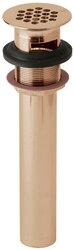 ELKAY LK174LO-CU DRAIN FITTING 1-1/2 CUVERRO ANTIMICROBIAL COPPER WITH PERFORATED GRID AND TAILPIECE