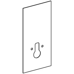 GEBERIT 242.383.1 FRONT CLADDING FOR MONOLITH SANITARY MODULE FOR WALL-HUNG WC W-H 180
