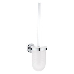 GROHE 40374001 ESSENTIALS TOILET BRUSH SET IN CHROME