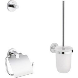 GROHE 40407001 ESSENTIALS CITY RESTROOM ACCESSORIES SET 3-IN-1 IN CHROME