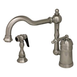 WHITEHAUS 3-3190-C LEGACYHAUS SINGLE FAUCET WITH TRADITIONAL SWIVEL SPOUT AND SIDE SPRAY