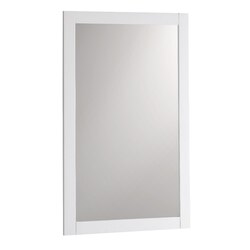 FRESCA FMR2304WH MANCHESTER 20 INCH WHITE TRADITIONAL BATHROOM MIRROR