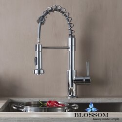 BLOSSOM F01 205 01 SINGLE HANDLE PULL DOWN KITCHEN FAUCET IN CHROME